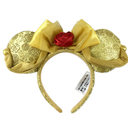 New Halloween Mickey Minnie Mouse Ears Headband Holiday Party Cosplay Hairband EARS COSTUME Plush Adult/Kids Headband Gift