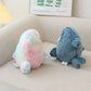 Kawaii Shark Cat Plush Toy Soft Stuffed Colorful Shark Cat Doll Kids Toys Birthday Christmas Gift for Boys Girls