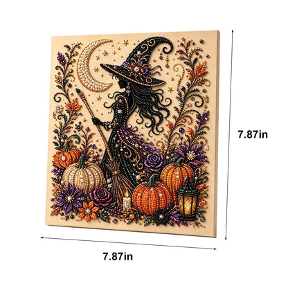 Halloween Ghost Pearl Art Kit for Adults DIY Pearl Painting Craft Kit Beginner Friendly Halloween Pearl Diamond Art Wall Decor