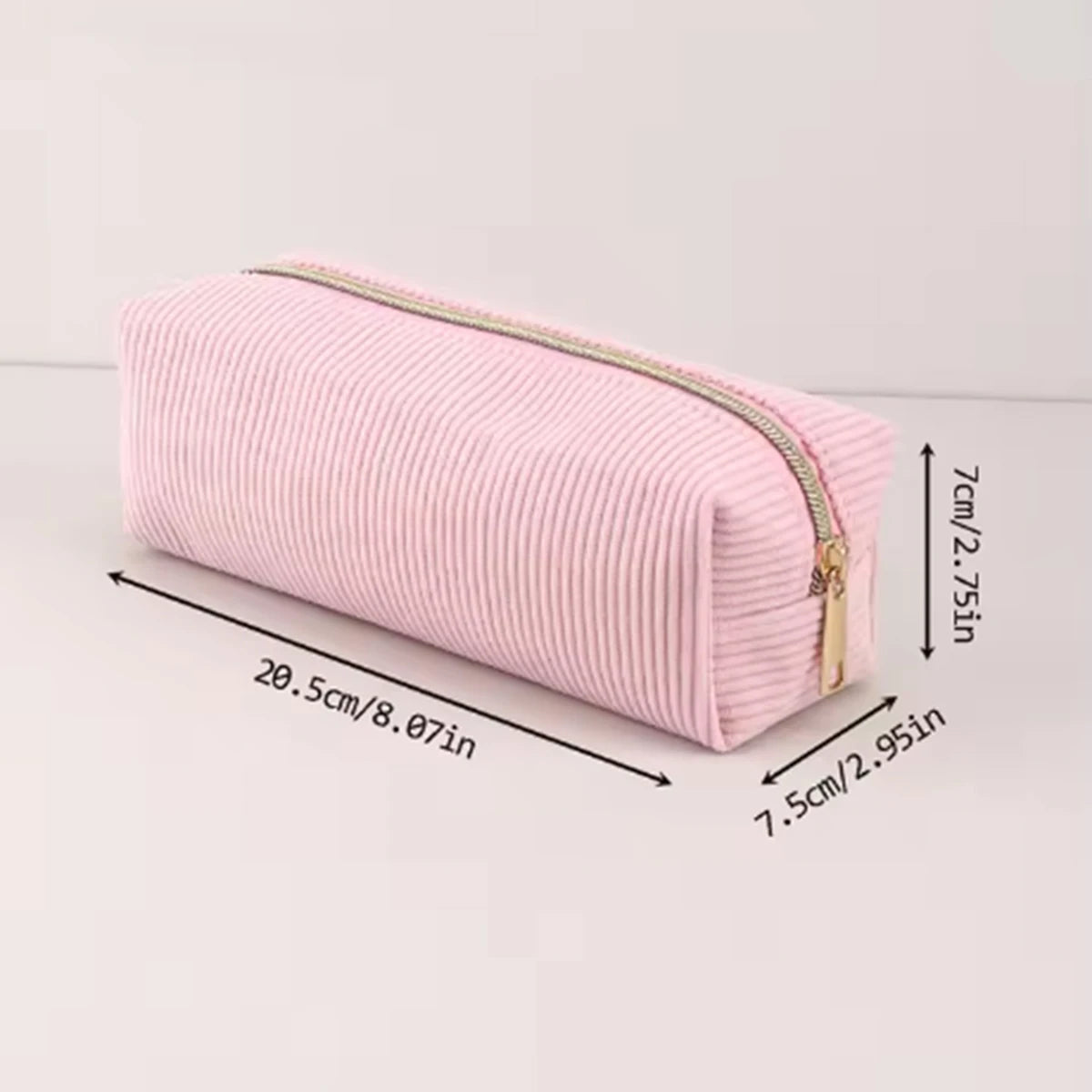 1pc Pencil Case Solid Color Pencil Case School Supplies Large Capacity Pencil Case Stationery Bag Pencil Case School Pencil Case