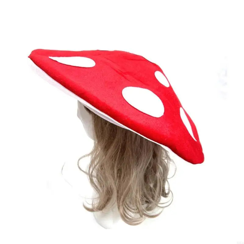 M3GA Unique Mushroom Costume Hat Soft Hat For Themed Party Halloween Party Hat Cosplay Costume Gathering Photo Hats