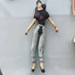Anime Jujutsu Kaisen Doll Movable Funny Gojo Satoru Toy Shapeshift Figure Cosplay movable Abstract Wire Skeleton Halloween Prop