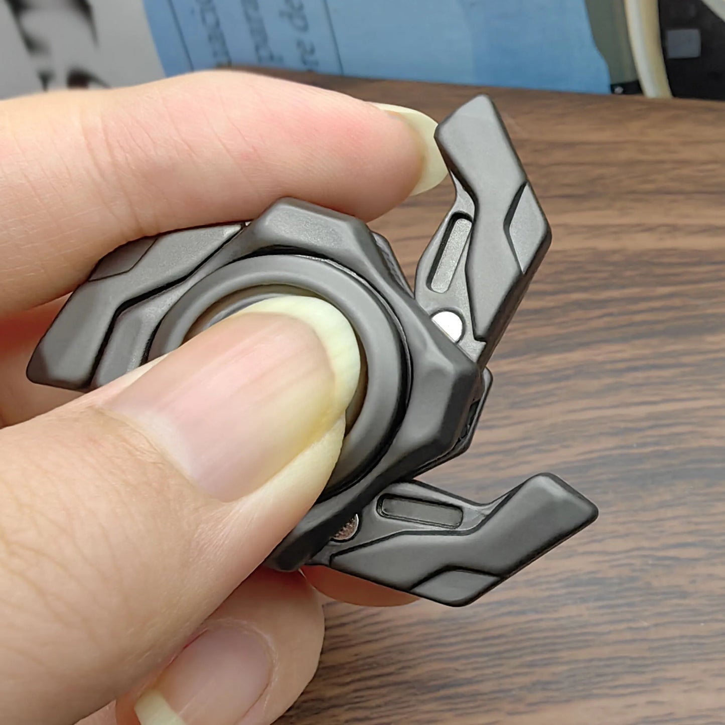 EDC Fidget Sliders MINI Open Armor Spinning Top Fidget Toys Stress Relief For Adults Magnetic Metal Toys Anxiety And Stress Reli