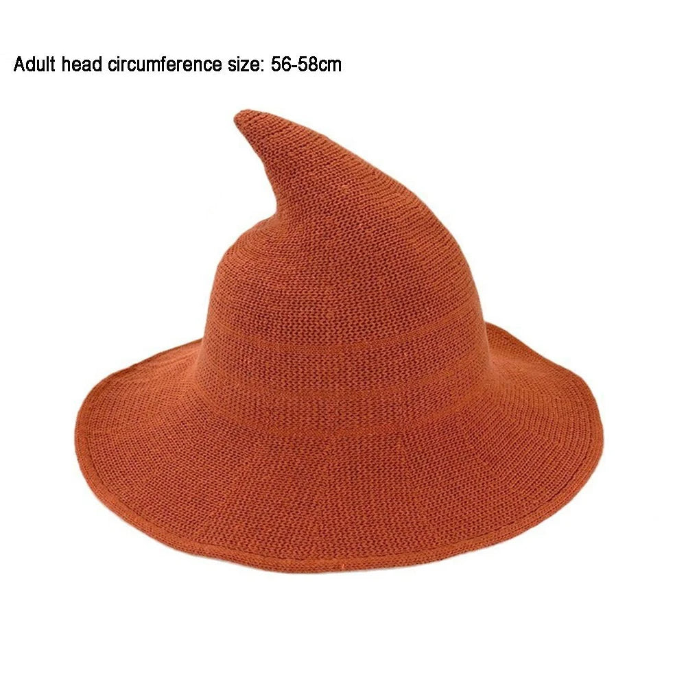 New Modern Knit Wool Wizard Hat Cap For Halloween Party Costume Halloween Witch Hat Festival Party Hat Halloween Party Hat 2023