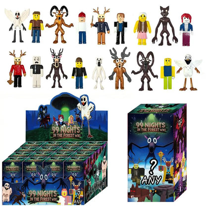 99 Nights In The Forest Monster Blind Box  New Hot DEER  Cartoon Milu Deer Stuffed Game Peripherals Halloween Toy Gifts