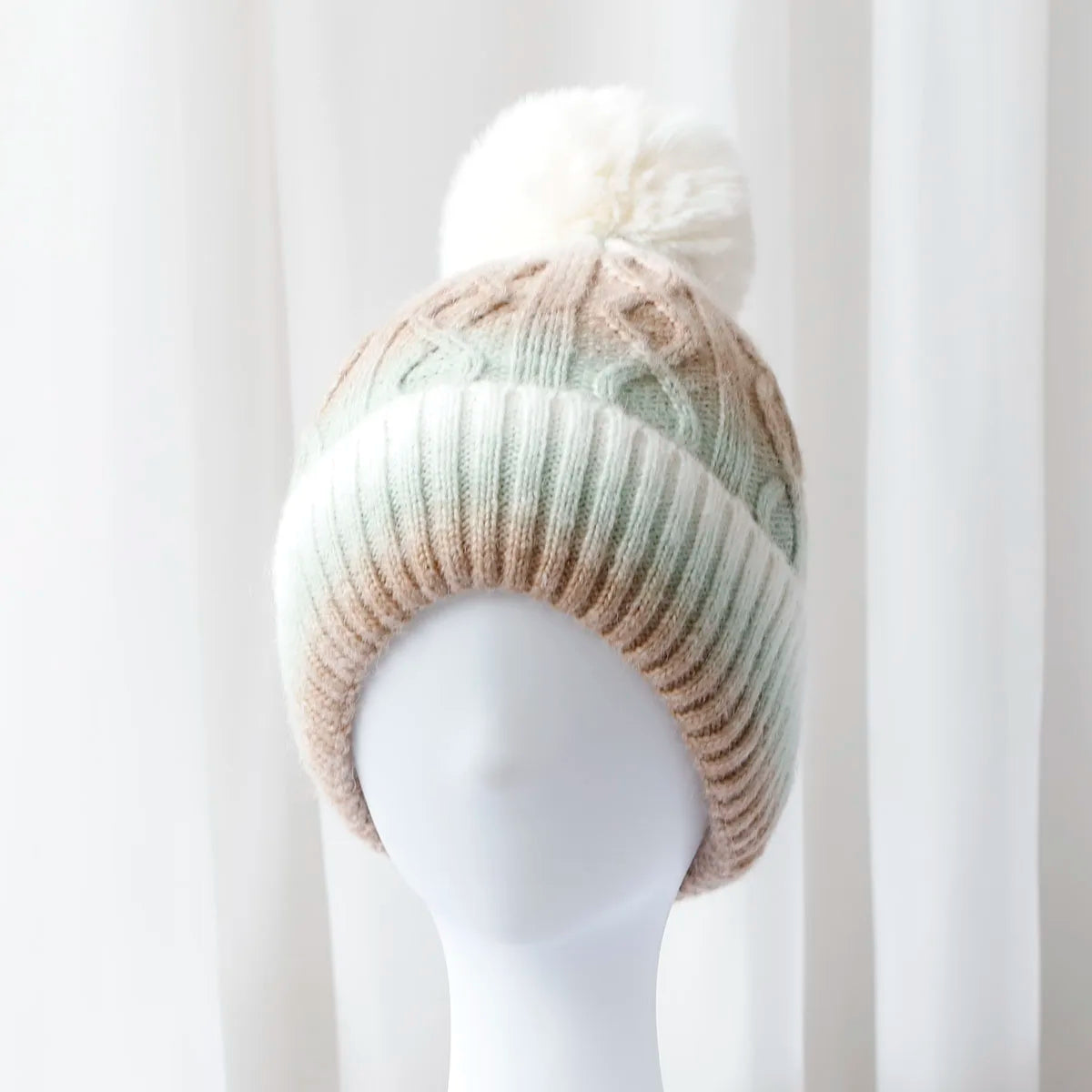 2024 tie dyed fun Ball stripe Wool hats Men's hat Knitted Women Badminton cap y2k skiing cap Halloween Hat Winter Hat Wholesale