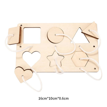 NEW Busy Board Montessori Early Educational Toys Cognitive Training Infant Skills Learning Wooden Game Busyboard DIY Accessories