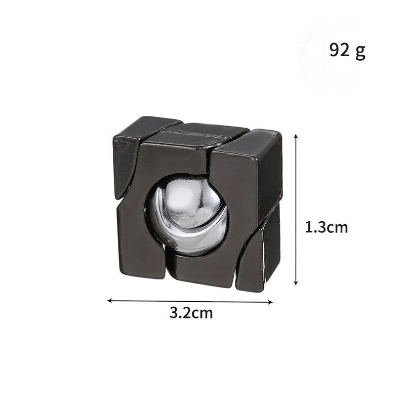 Lock Puzzles Classic IQ Metal Brain Teaser Magic Baffling Puzzles Game Toys For Children Adults Funny Gifts Metal Puzzle