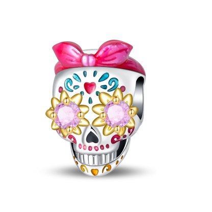 New in 925 Silver Halloween Collection Charm Glowing skull Beads Fit pand 3mm Bracelet DIY Pendant Woman Jewelry 2024 Hot Sale