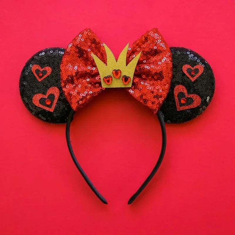 Disney Halloween Ear Headbands For Adults Kids Cosplay Bat Skeleton Maleficent Hairband Girls Ghost Women Party Hair Accessories