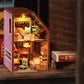 Doll House Miniature 3D Puzzle Toys Wooden Dollhouse Handmade Assembly Models For Teenagers Birthday Gifts Home Decoration