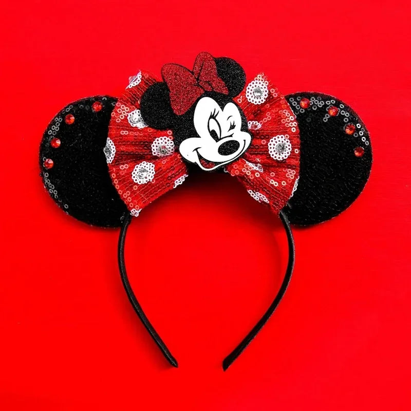 Disney Halloween Ear Headbands For Adults Kids Cosplay Bat Skeleton Maleficent Hairband Girls Ghost Women Party Hair Accessories