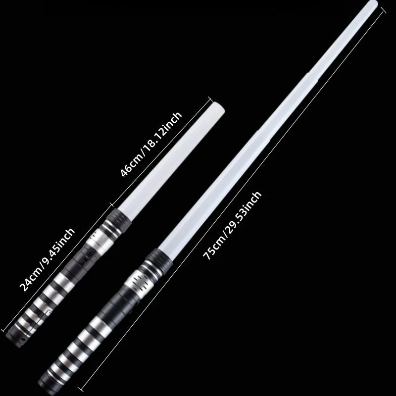 7-Color Retractable KidsA Lightsaber with Sound FX & Light Show, 2-in-1 Role-Play Sword, for Halloween/Birthday/ Christmas Gifts