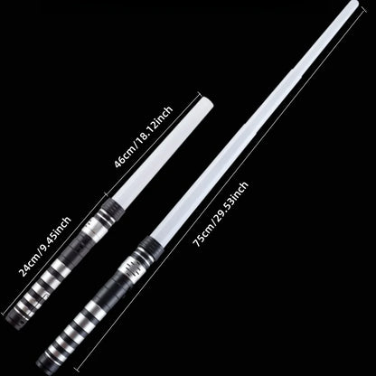7-Color Retractable KidsA Lightsaber with Sound FX & Light Show, 2-in-1 Role-Play Sword, for Halloween/Birthday/ Christmas Gifts