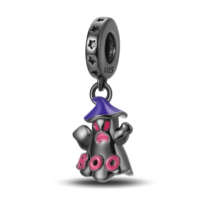 New in 925 Silver Halloween Collection Charm Glowing skull Beads Fit pand 3mm Bracelet DIY Pendant Woman Jewelry 2024 Hot Sale