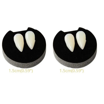 1-4Pcs Halloween Vampire Dentures Prop Halloween party Costume DIY Cosplay Props Decoration False Teeth With Dental Gum