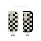 Simple Black and White Plaid Canvas Pencil Case School pencil case Kawaii Stationery Storage Bag aesthetic stationery