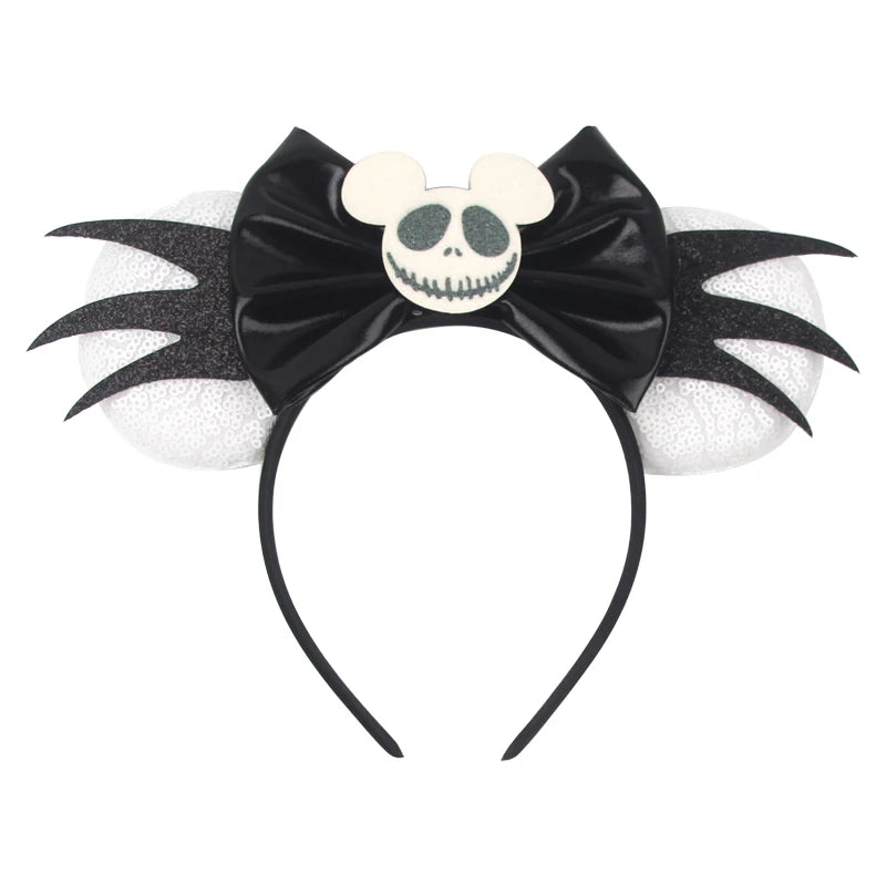 Mickey Mouse Ear Headbands Bow Hairbands Hair Accessories Party Christmas Halloween Princess Decoration Cosplay Costume for Girl
