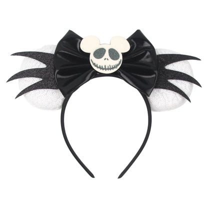Mickey Mouse Ear Headbands Bow Hairbands Hair Accessories Party Christmas Halloween Princess Decoration Cosplay Costume for Girl