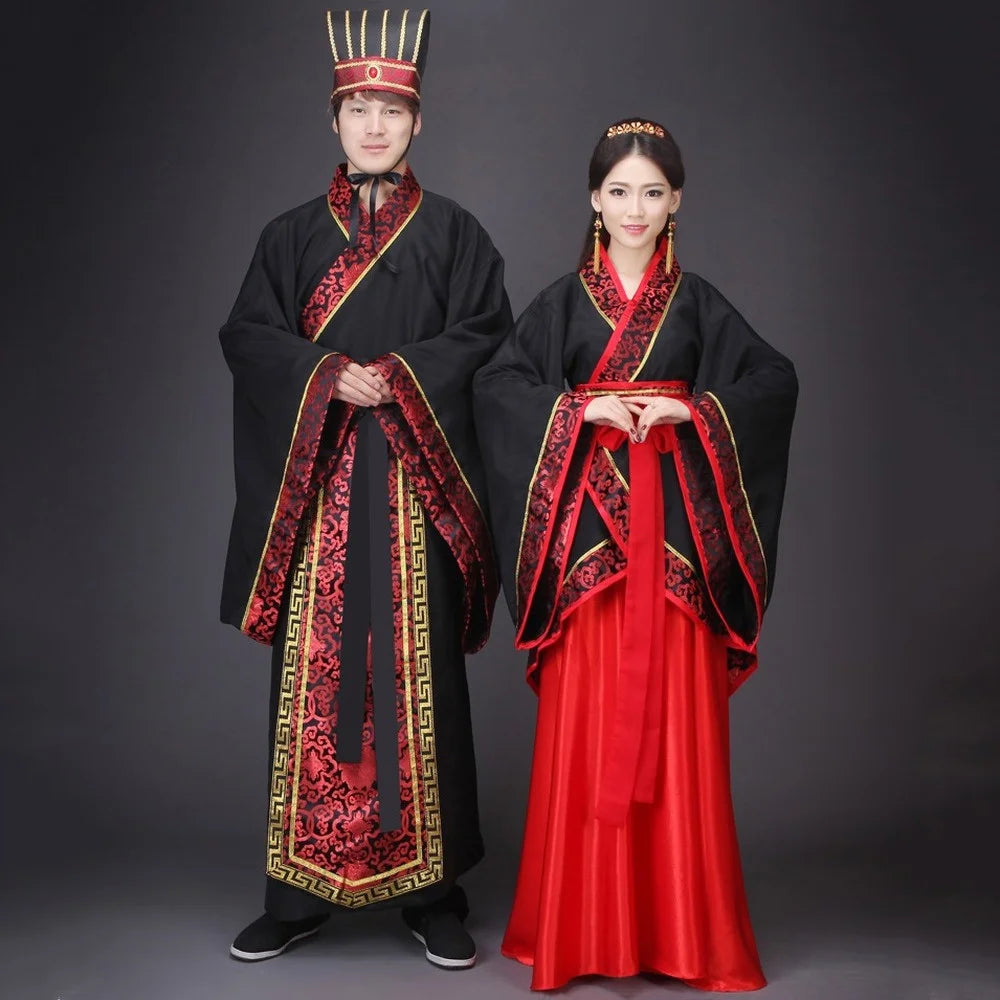 Hanfu Cosplay outfit for Men and Women Adults Halloween Costumes for Couples Chinese Ancient Clothes