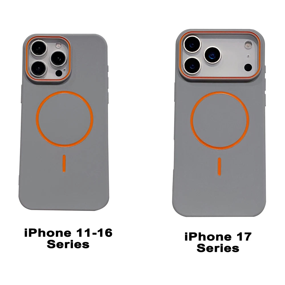 Ultrathin Simple For Magnetic Phone Case For iPhone 11 12 13 14 15 16 17 18 Pro Max Air Wireless Charging Soft Matte Phone Cover