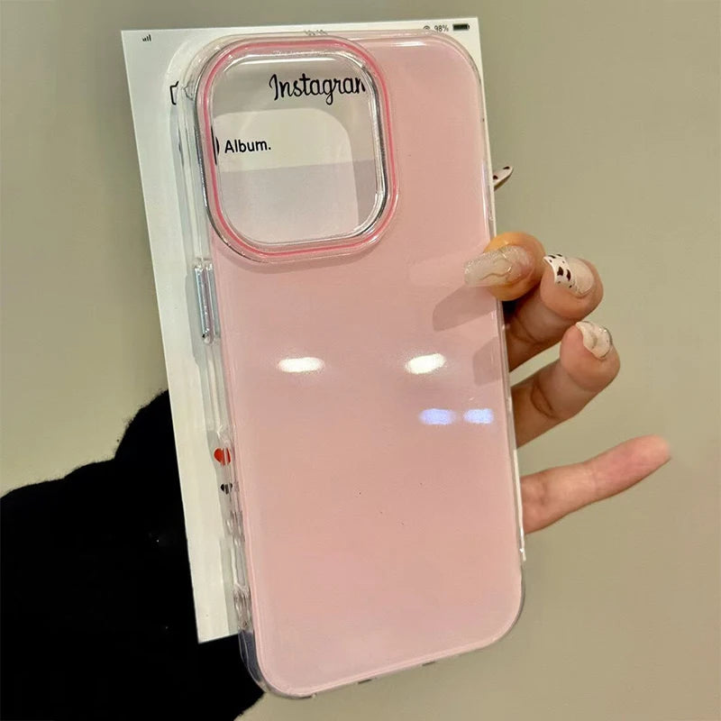 Fashion Candy Shockproof Silicone Bumper Phone Case For iPhone 18 17 16 Pro Max 15 14 13 12 11 XS X XR 16E 7 8 16 Plus Air Cover
