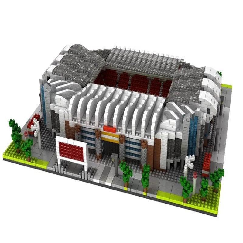Barcelona Soccer Stadium Micro Blocks Building Sets Mini Bricks Architecture Building Block Toys for Adults Football Field Gift