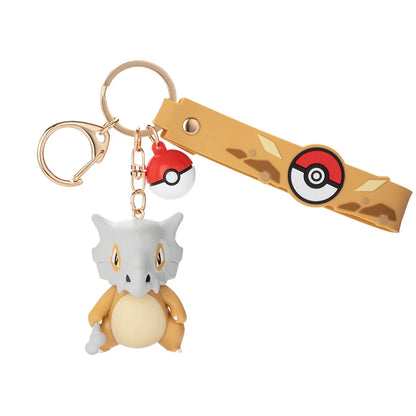 Anime Pokemon Figures Snorlax Mimikyu Cubone Keychain CarKey School Bag Backpack Decoration Desktop Decoration Toy Birthday Gift