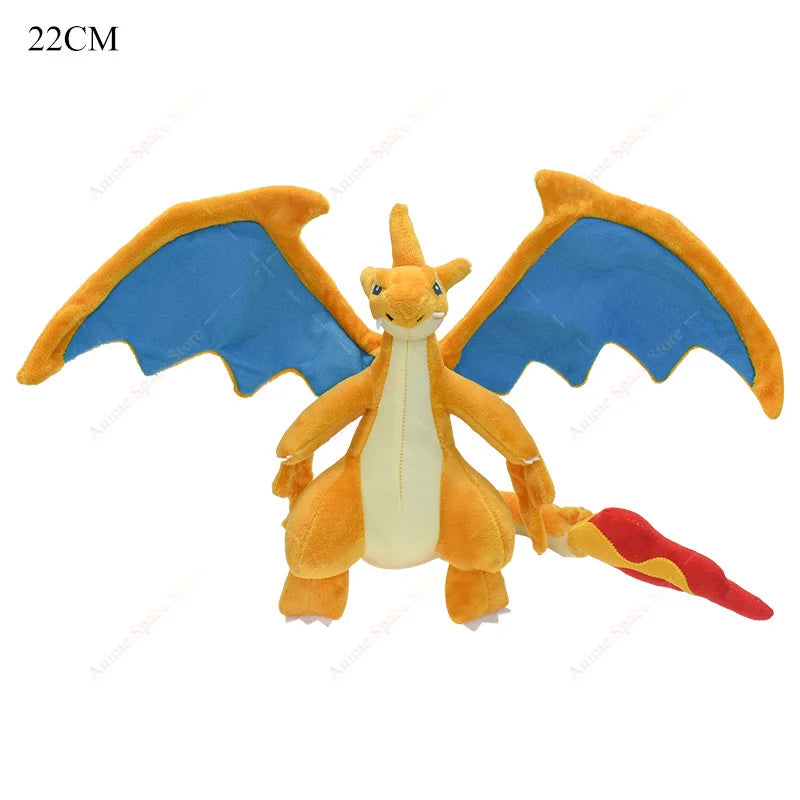 Pokemon Plush Shiny Gyarados Charizard Mega Rayquaza Hisuian Zorua Ho-Oh Lucario Butterfree Anime Stuffed Peluche Kids Xmas Gift