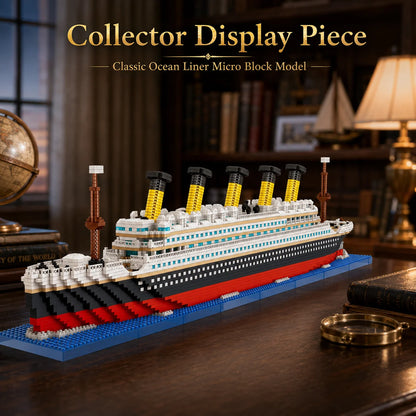 4404PCS Titanic Building Blocks Cruise Ship Mini Assemble Bricks Model DIY Toys Kits Desktop Decoration Holiday Gifts For Adult