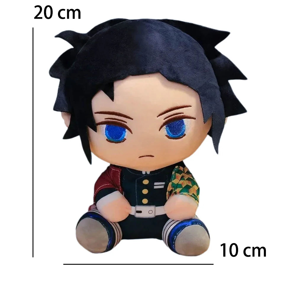 @20cm Hot Japan  Slayer Plush Dolls Lovely Anime Kimetsu No Yaiba Kamado Tanjirou Nezuko Zenitsu Kyoujurou Toys Kids Gifts