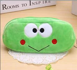 1 PCS 20CM Kawaii Cartoon Animals Plush Pouch Pencil Case Bag Key Chain Coin Purse Wallet Case Pouch Bag School Supplies Gift