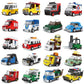 Racing Car Bus Engineering Vehicle Ambulance Pull Back Model Building Blocks Brick Toys Children Boys Compatible With Lego