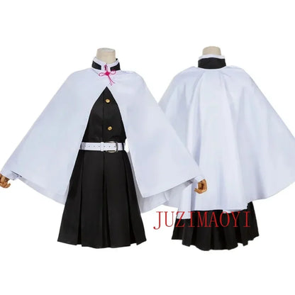 Tsuyuri Kanao Cosplay Costume Adult Anime Uniform Women Kimono Haori Wig Halloween Clothes