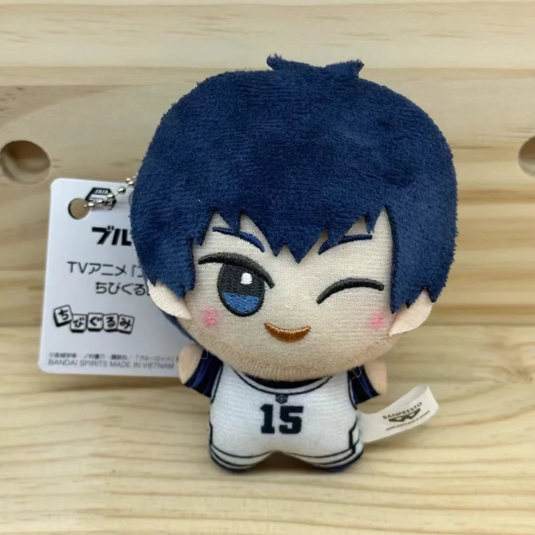 Mini BLUE LOCK Plush Stuffed Doll Seishiro Nagi Isagi Yoichi Chigiri Bachira Meguru Doll Pendant Keychain Toy For Gifton Birthda