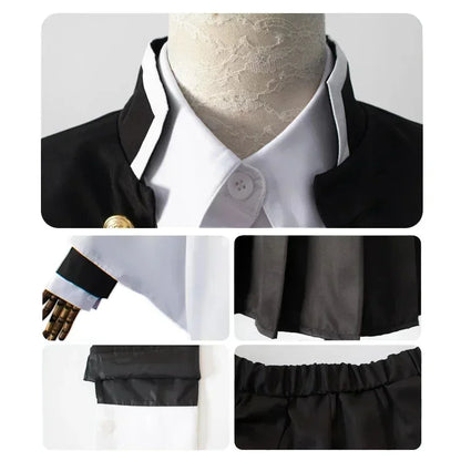 Anime Kanroji Mitsuri Cosplay Costume Kimono Haori Dress Wig Clothes Halloween Costume for Adult Children