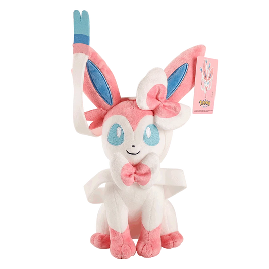Pokemon Sylveon Plush Anime Cartoon Collectible Figurine Toy Kawaii Eevee Stuffed Doll for Kids and Adults