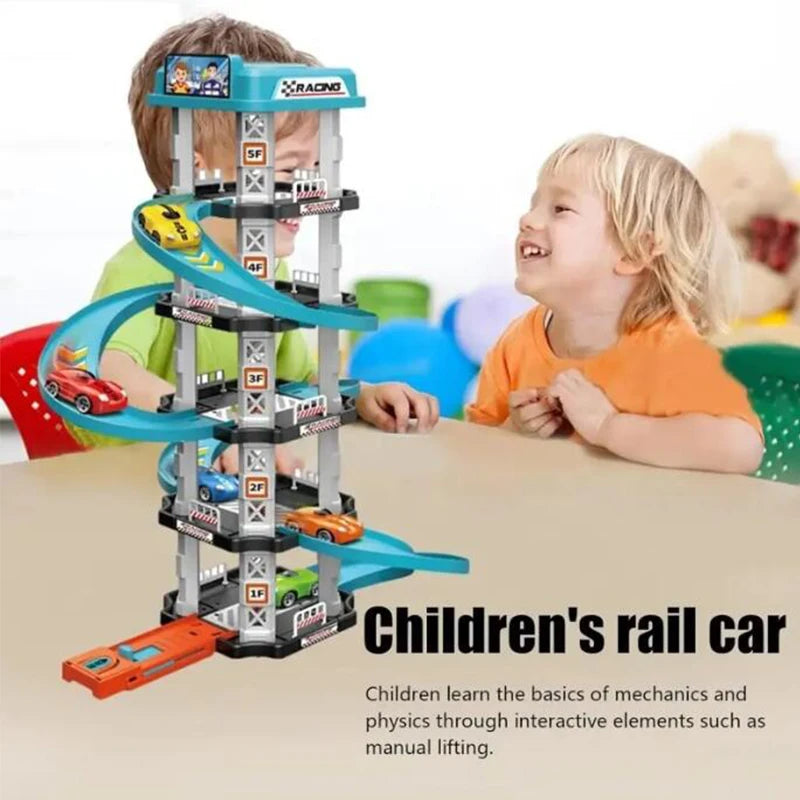 Race Track Car Ramp Toy Educational Games Racing Gliding Rail Puzzle Set For Kids Boy 2 3 4 5 Years Birthday Gifts Children Toys