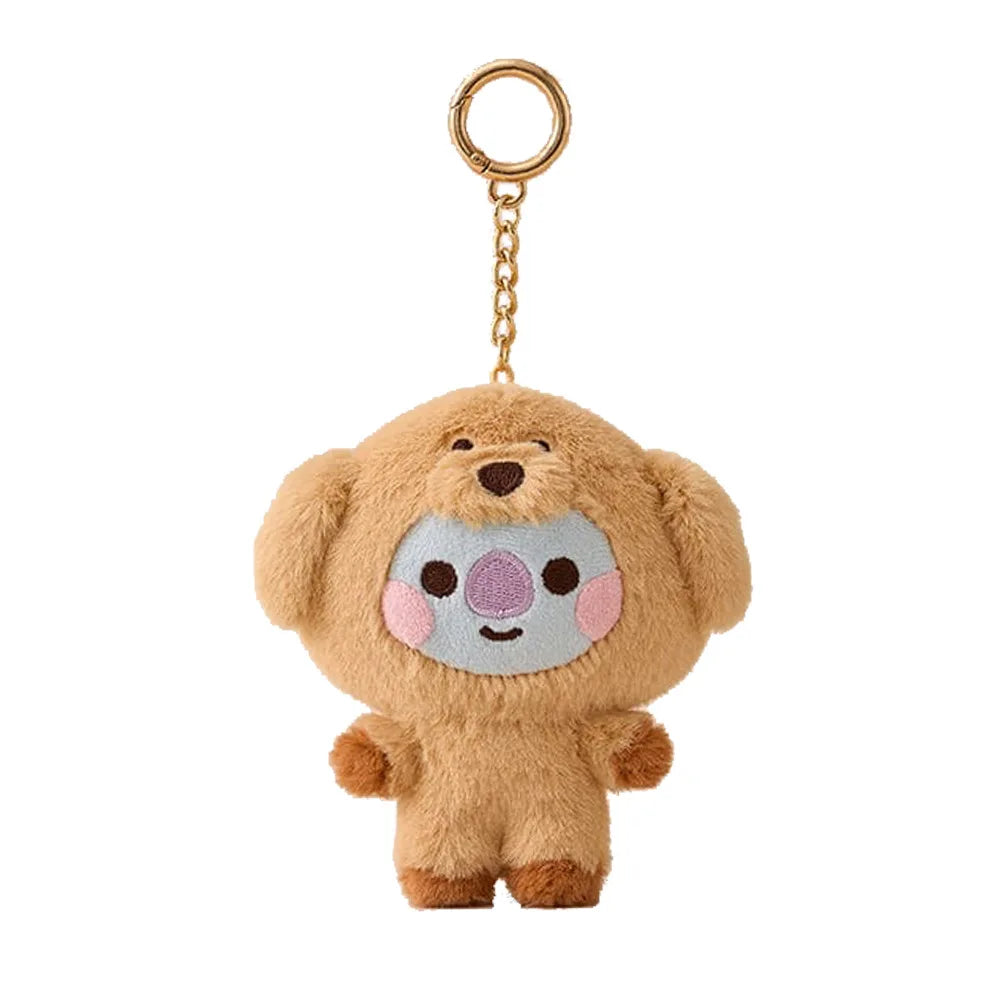BT21 Koya Shooky Chimmy Cooky mang tata cute and creative kawaii plush keychains and bag charms, adorable doll gifts wholesale