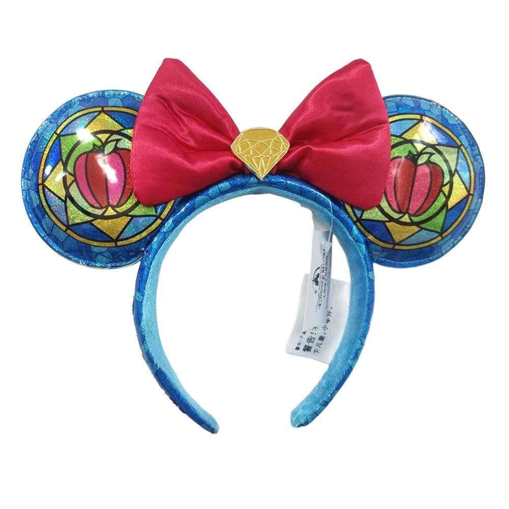 New Halloween Mickey Minnie Mouse Ears Headband Holiday Party Cosplay Hairband EARS COSTUME Plush Adult/Kids Headband Gift