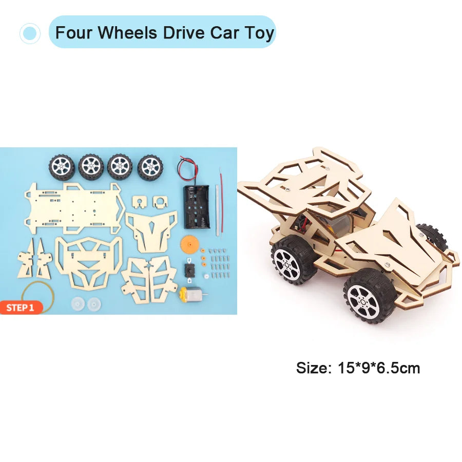 DIY Physical Model Science Experiment Educational Toy Handmade Small Production Assembly Craft Technology Project for School Kid