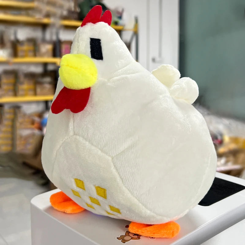 22cm Adorable Stardew Valley Chicken Plush Toys Soft Stuffed Animal Pillow Kids Toys Christmas Gifts Home Decoration