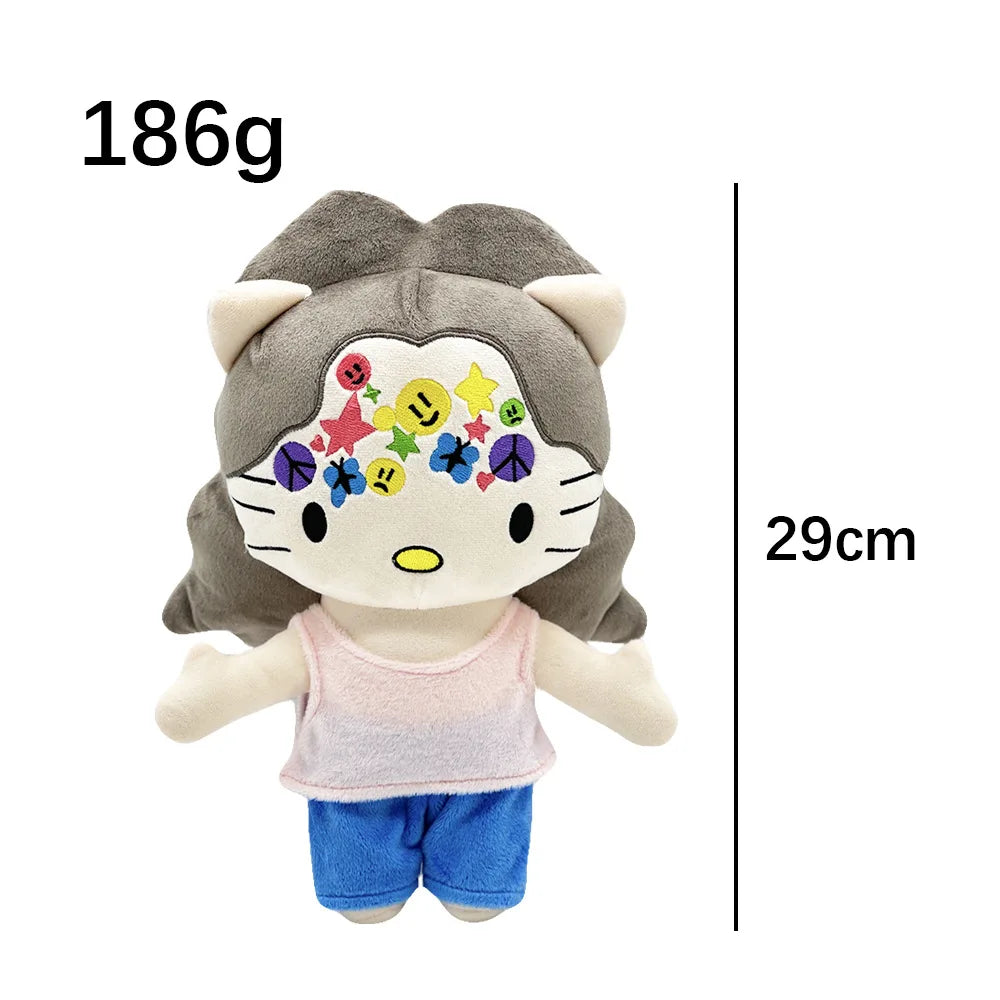 Multiple Styles Cute Cat Eminem XXXTentacion Frank Ocean Plush Toy Doll with Clothes Stuffed Soft Plush Toys Fans Collect Gift