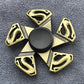 New Bronze Metal Alloy Fidget Spinner R188 Mute Bearing Hand Spinner Fingertip Gyro Stress Relief Toys Gifts