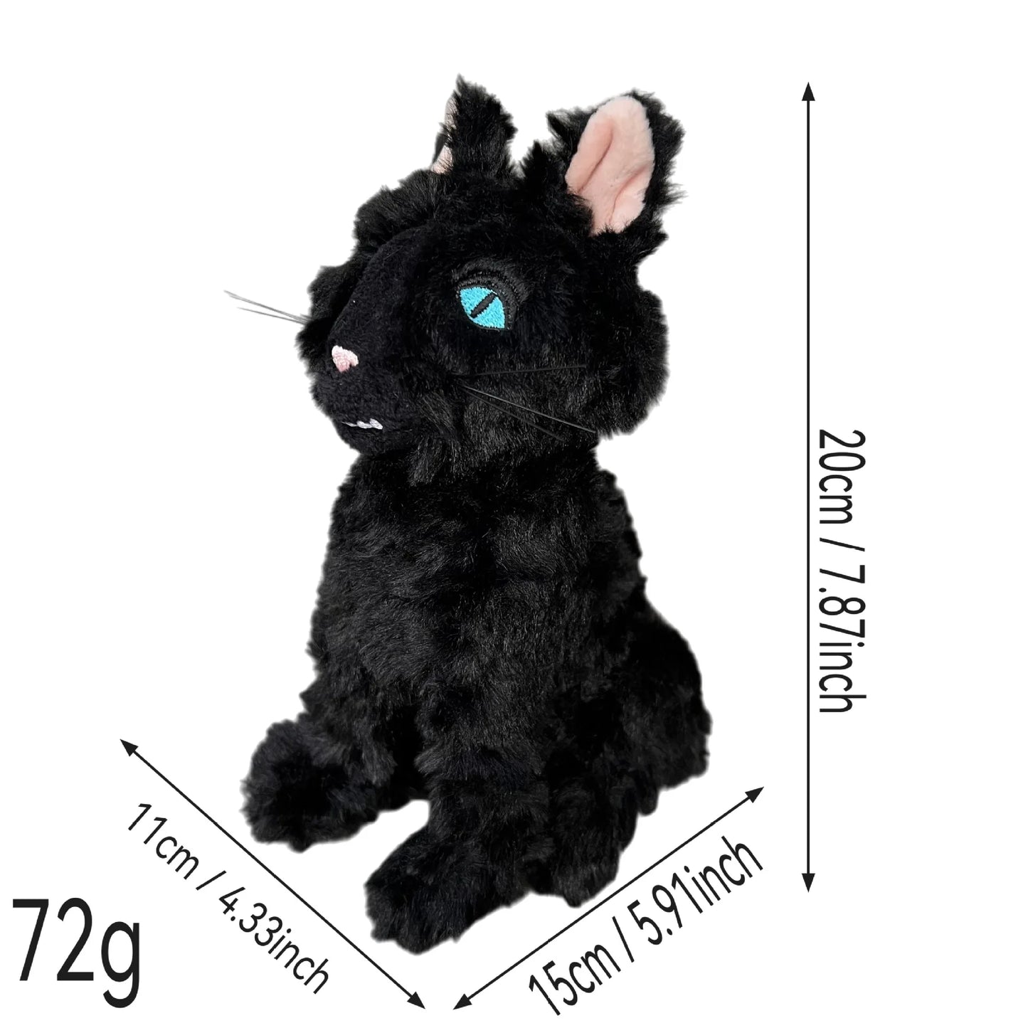 New Coraline Plush Stuff Cartoon Figure Kawaii Doll Soft Pillow Ugly Kids Cute Collectible Dolls Decoration Toys Birthday Gifts