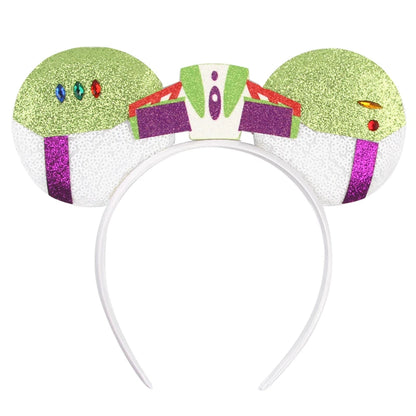 2023 Mouse Ears Headband For Kids Adult Halloween Spider Sequins Bow Hairband Festival Party Cospaly DIY Hair Accessories