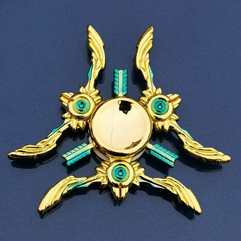 Colorful Figdet Spinner Zinc Alloy Smooth Bearings Anime Game Hand Spinner Stress Relief Fingertip Gyro Toys For Adult Gifts