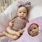 13Inch Waterproof Bettie Reborn Silicone Girl Doll With 2 Sets Outfits Handmade Paint Skin Soft Touch Silicone Girl Doll