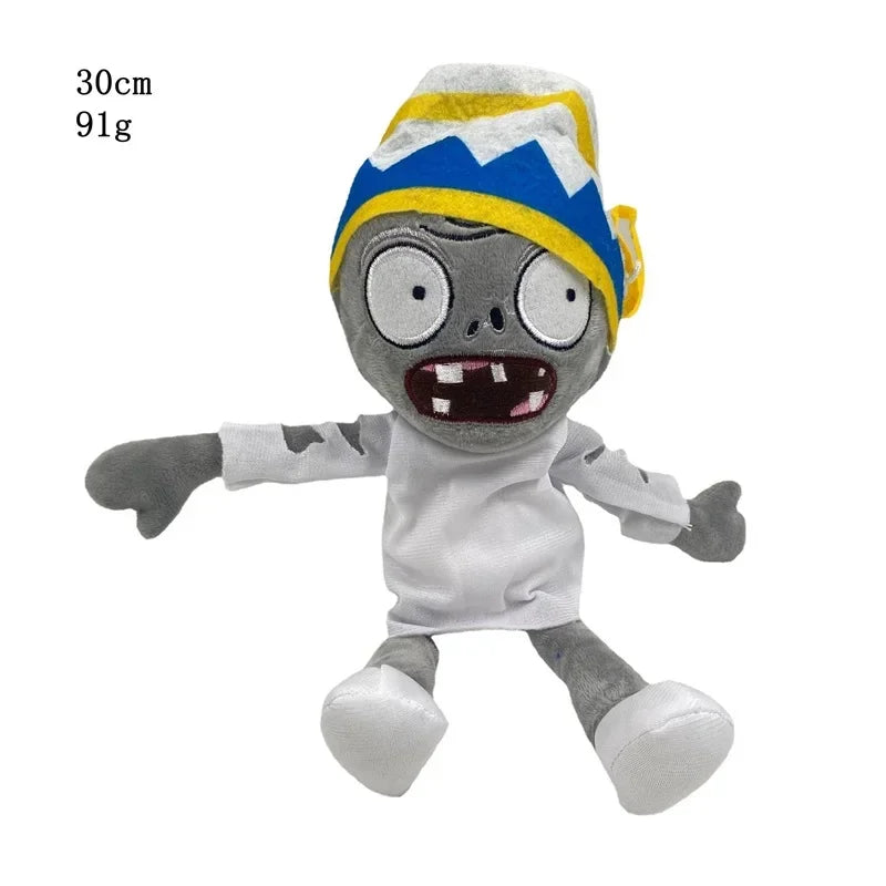 1pcs 30cm Plants VS Zombies Plush Toys PVZ Zombies Gargantuar Hats Pirate Zombies Plush Soft Stuffed Toys for Children Kids Gift