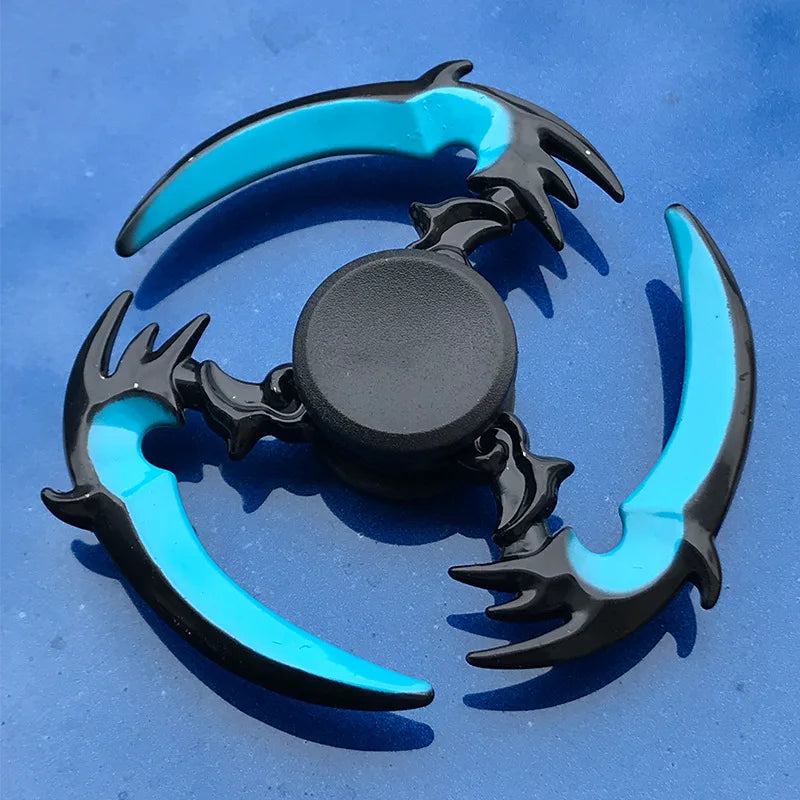 Colorful Figdet Spinner Zinc Alloy Smooth Bearings Anime Game Hand Spinner Stress Relief Fingertip Gyro Toys For Adult Gifts